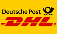 Wir versenden mit DHL und Deutsche Post